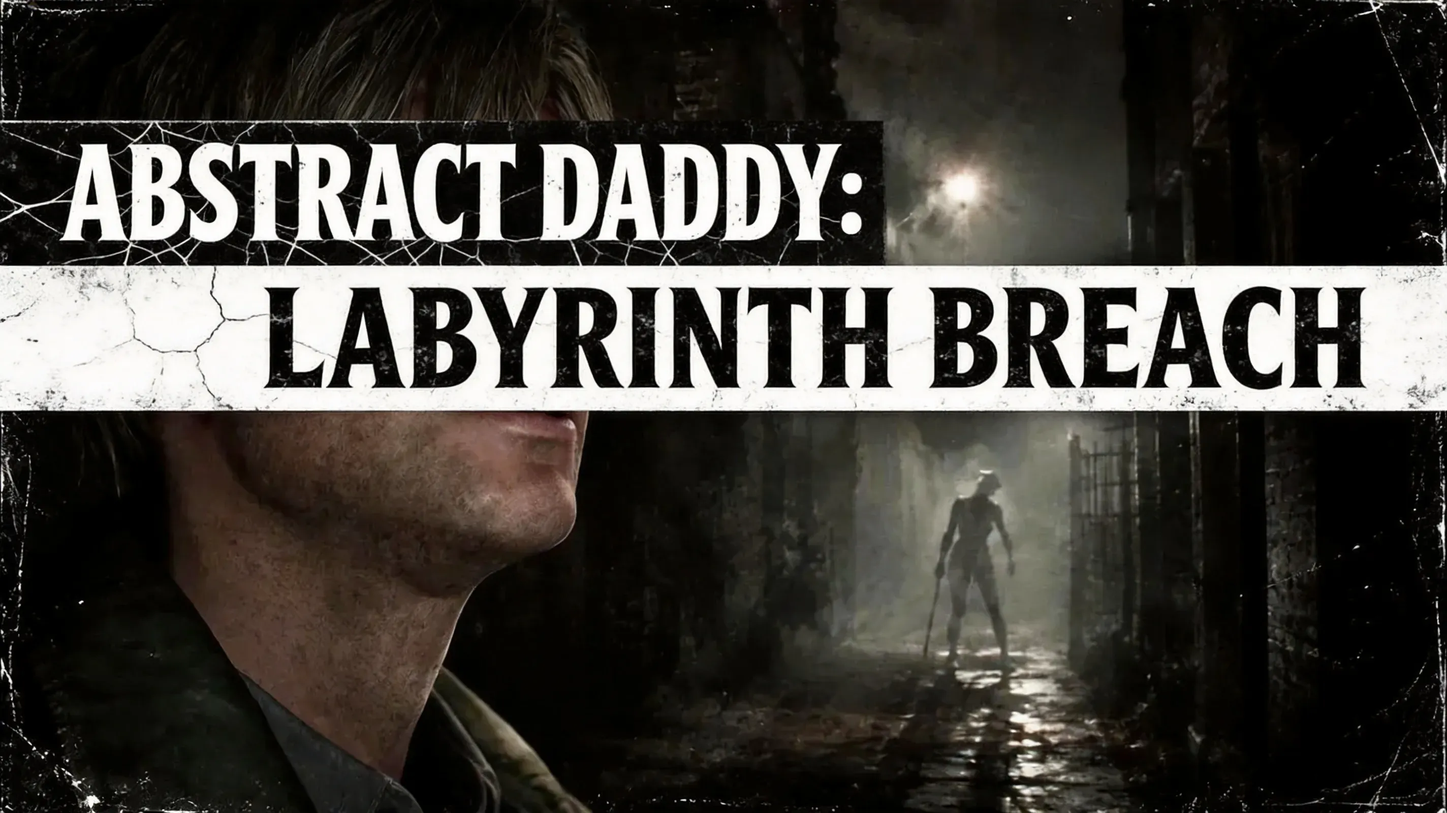 Abstract Daddy breaching Labyrinth wall in Silent Hill 2