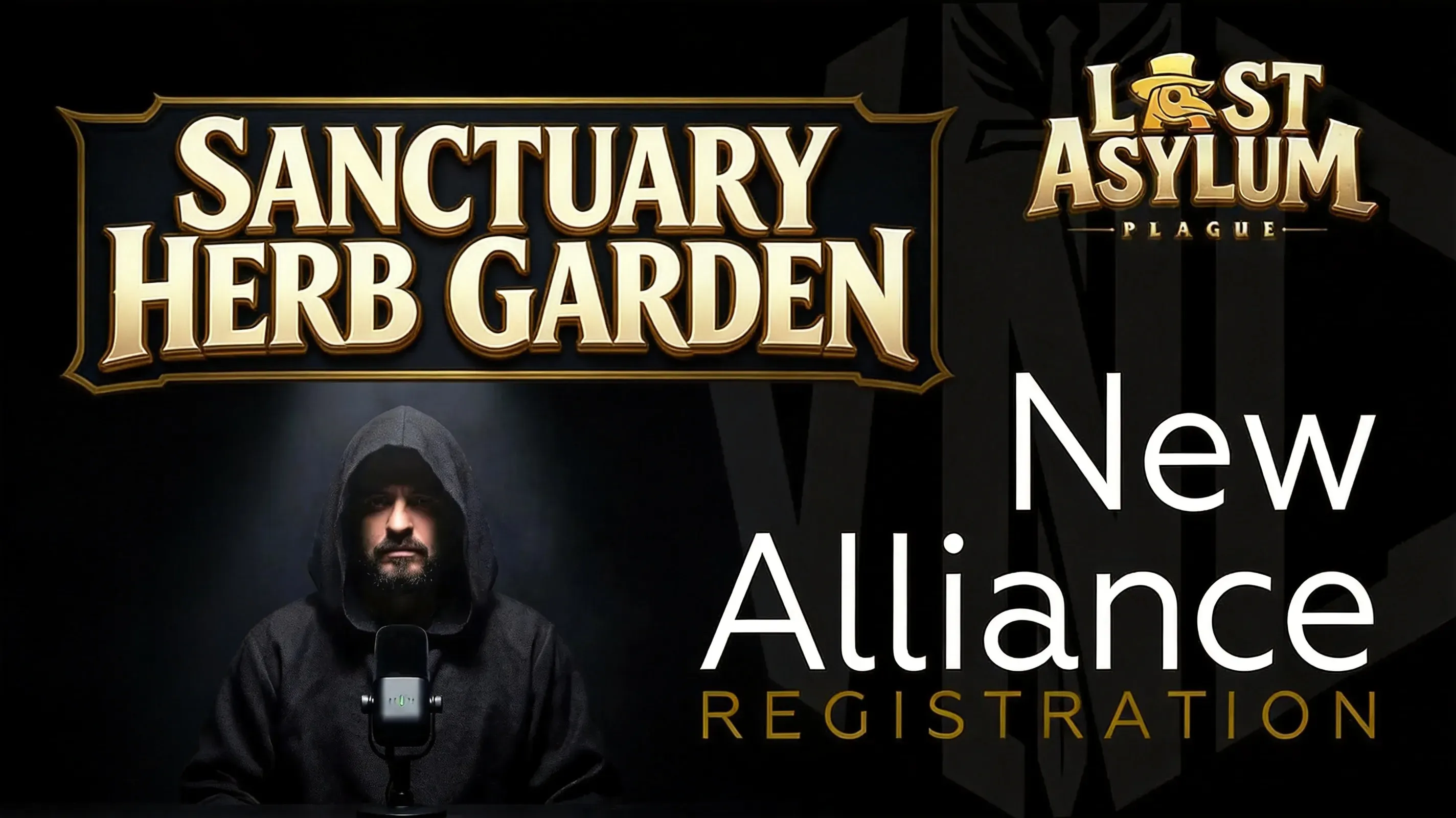 Sanctuary buildings and herb garden management