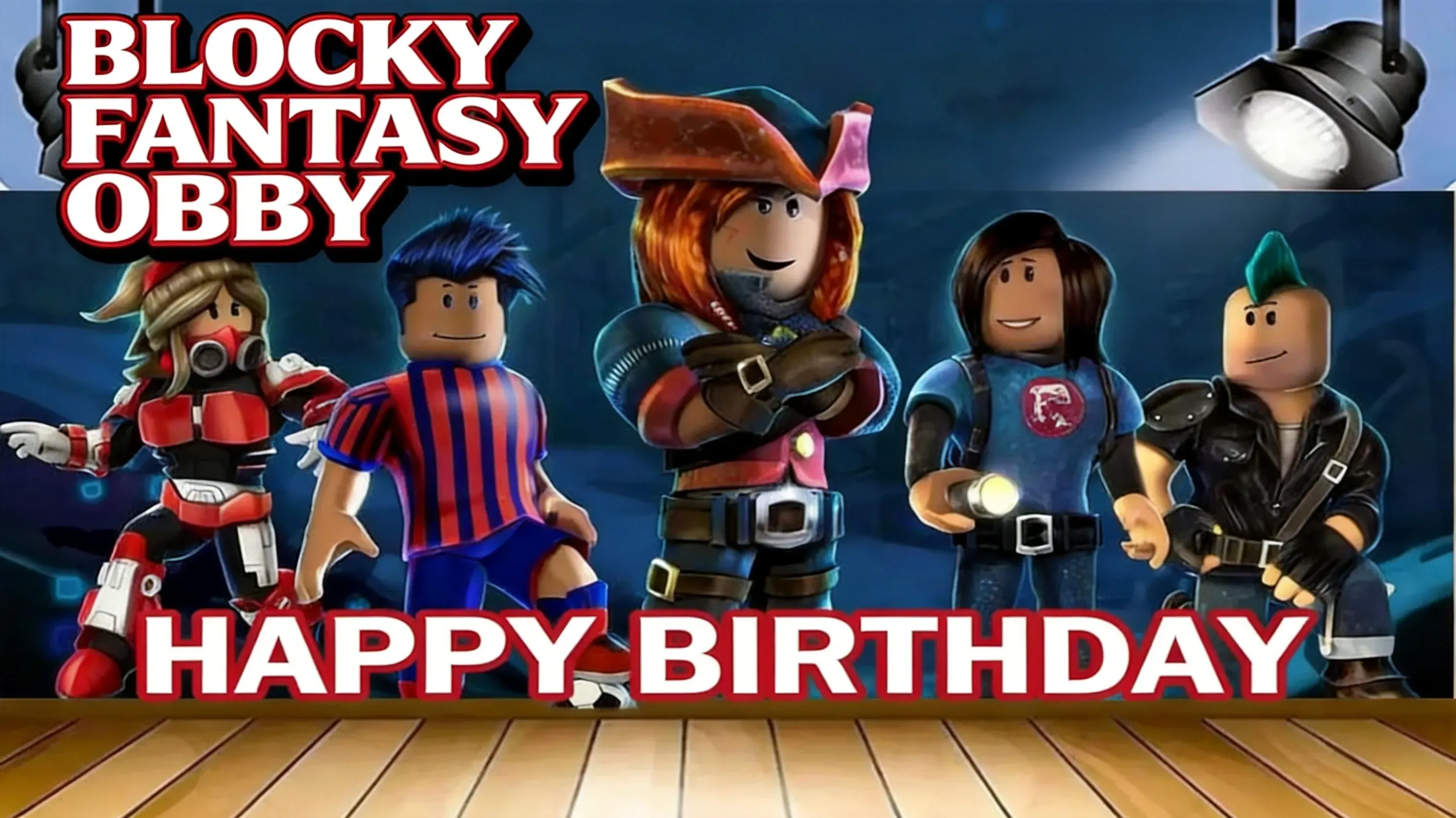A blocky Roblox avatar navigating a bright fantasy obby course