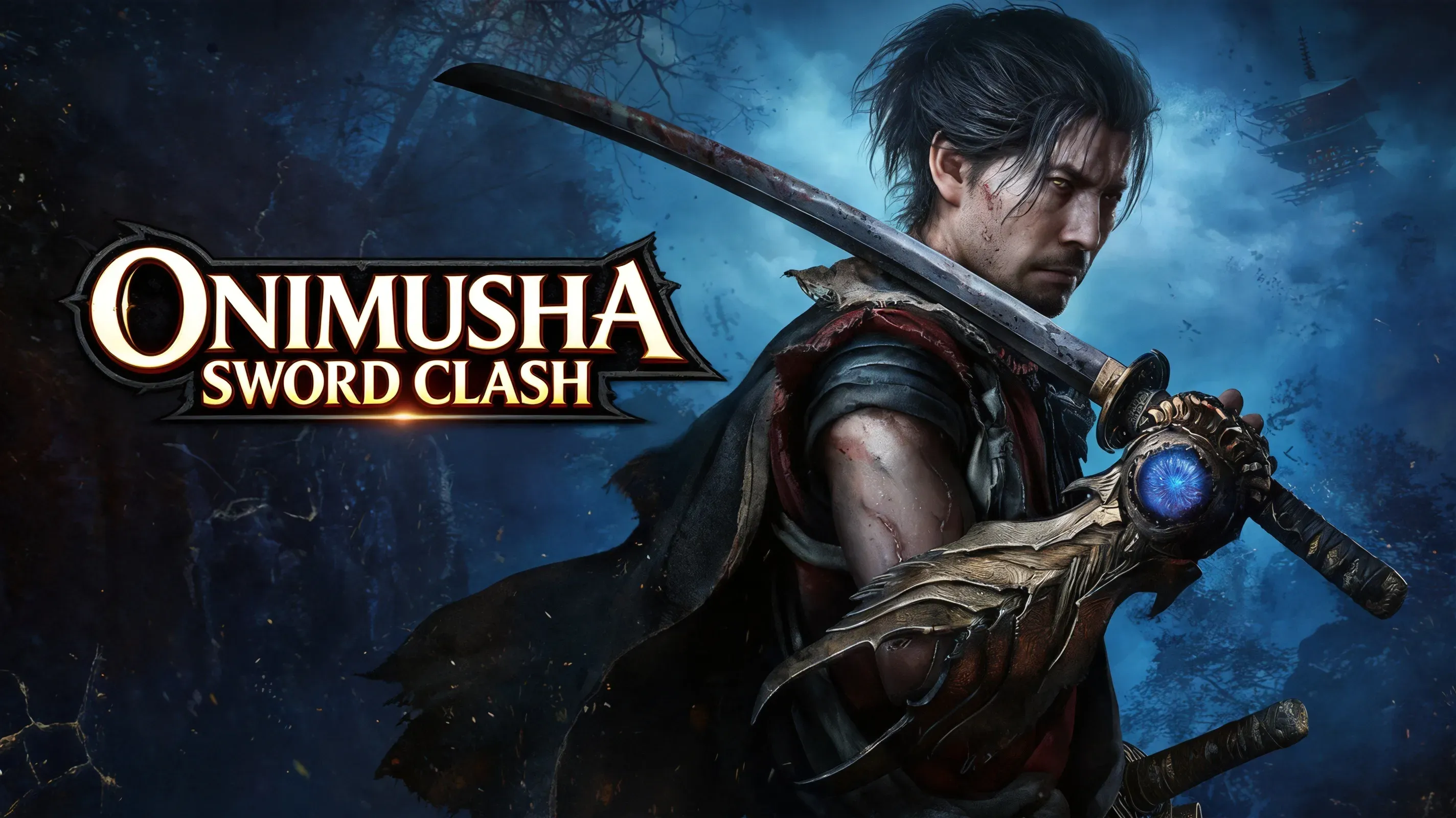 Onimusha Tsubazeriai sword clash gameplay