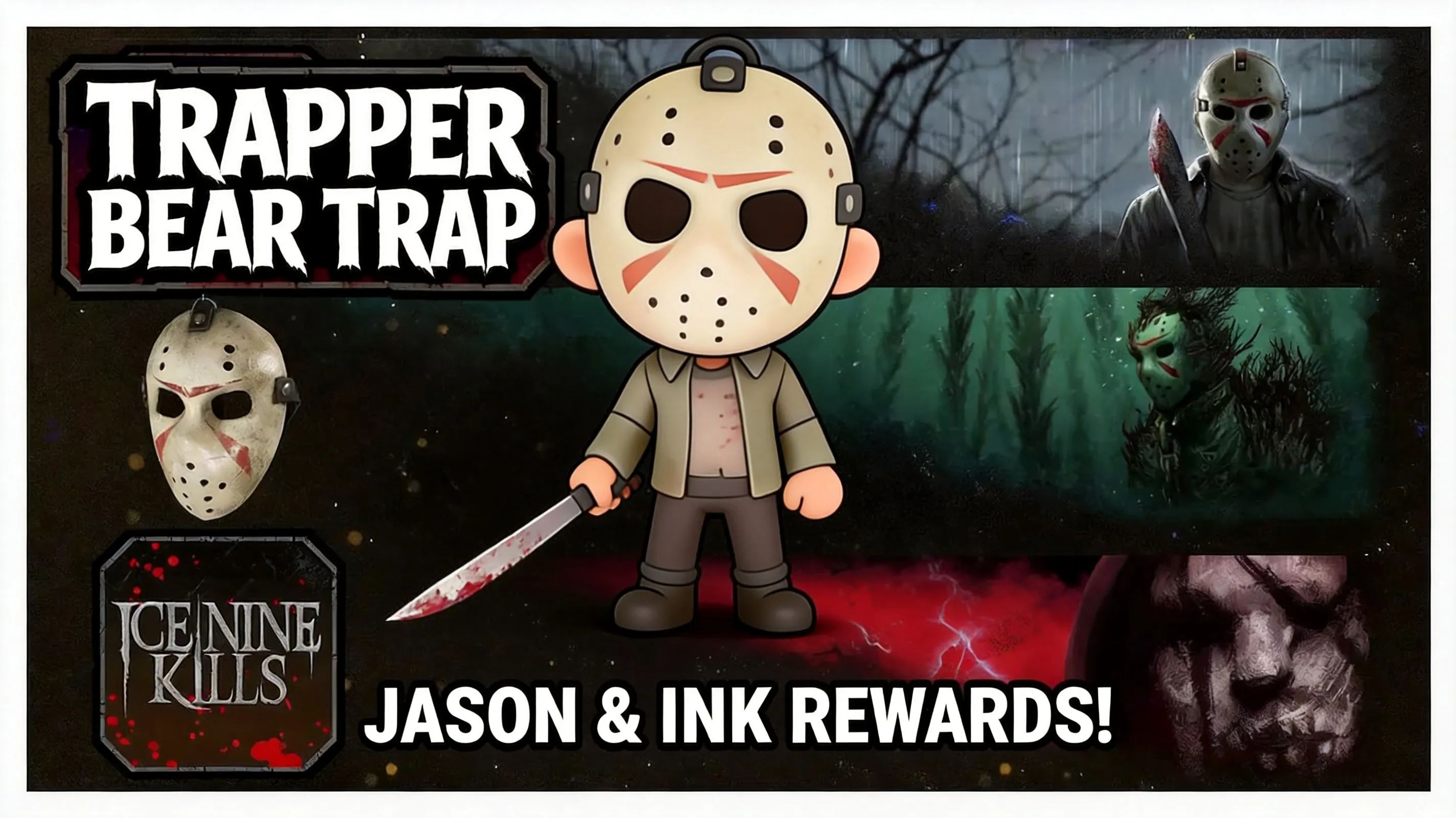 Dead by Daylight Trapper setting bear trap