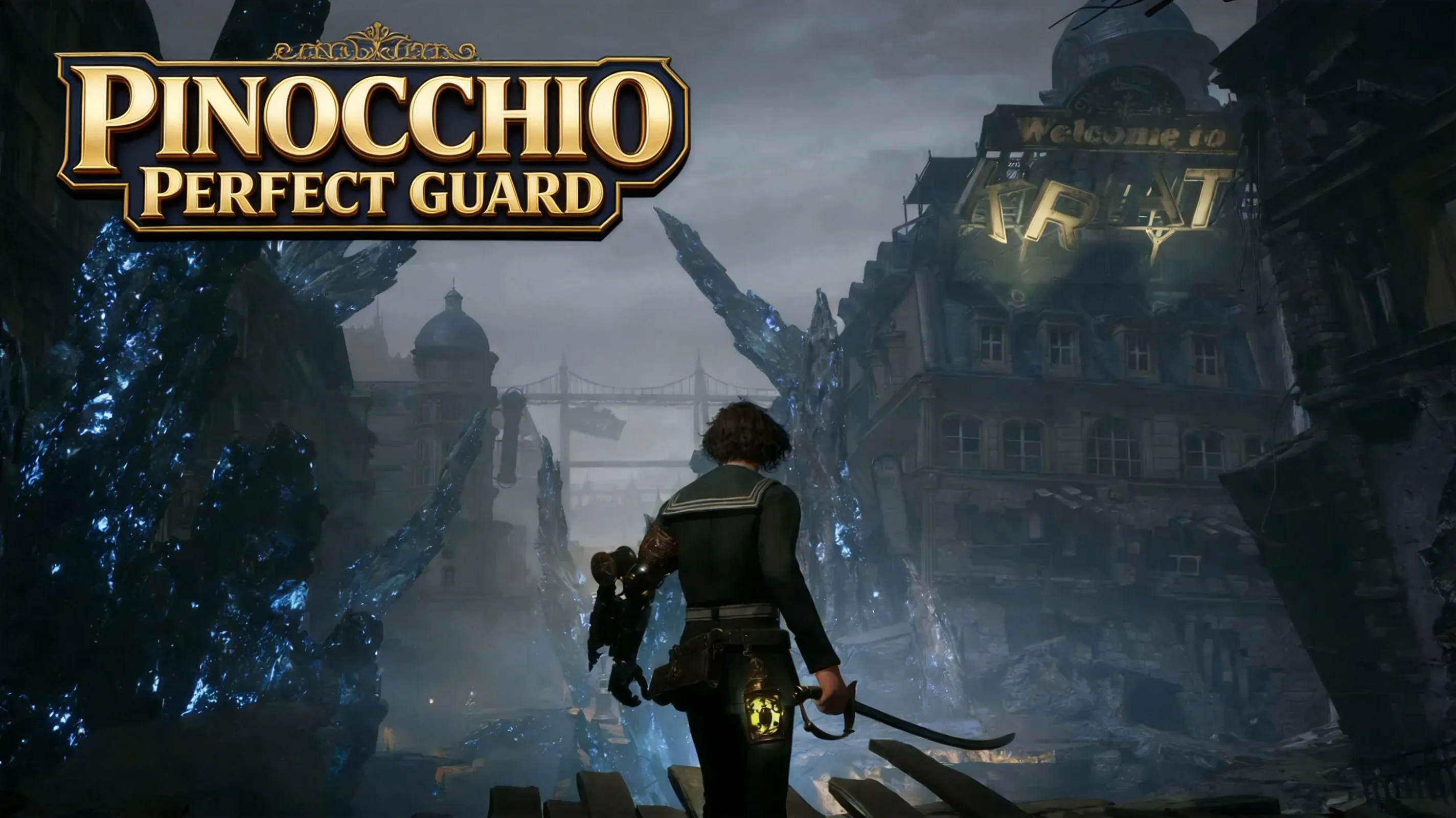 Pinocchio Perfect Guard red spark against puppet