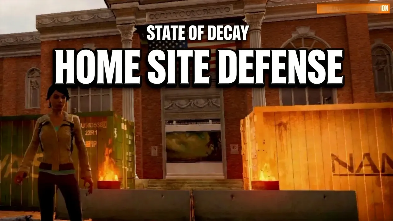 Trumbull Valley survivors defending Home Site at dusk