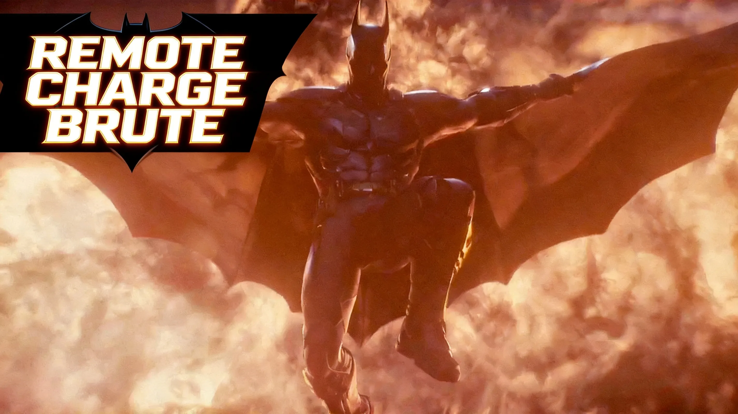 Batman using Remote Electrical Charge on electrified Brute