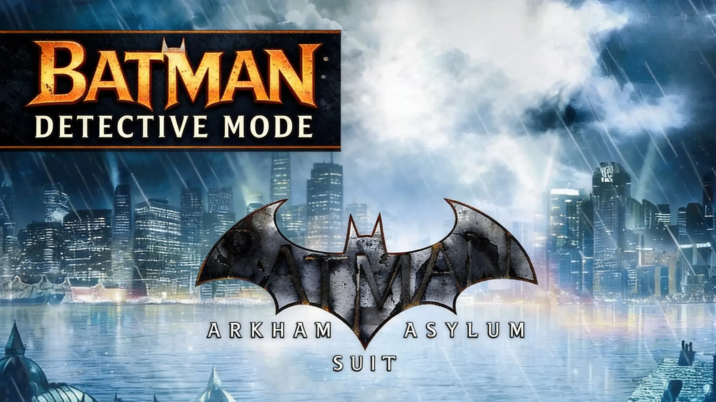 Batman scans armed guards in Detective Mode