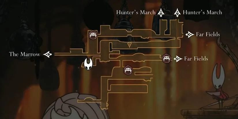 The third lost flea near the lava stream in Deep Docks