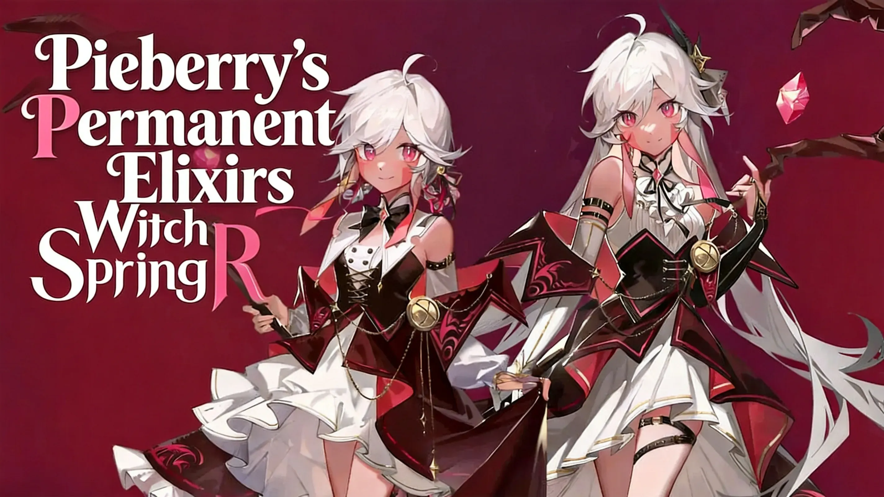 Pieberry crafting permanent elixirs at her cauldron