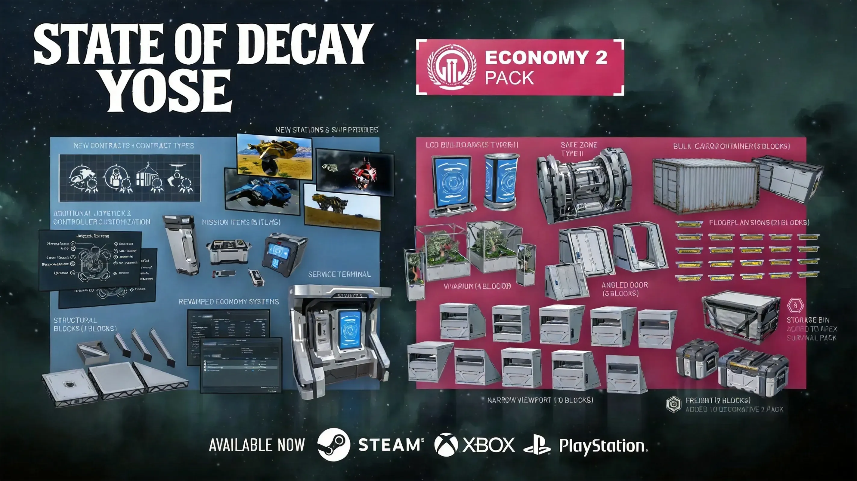 State of Decay YOSE modded open world scene