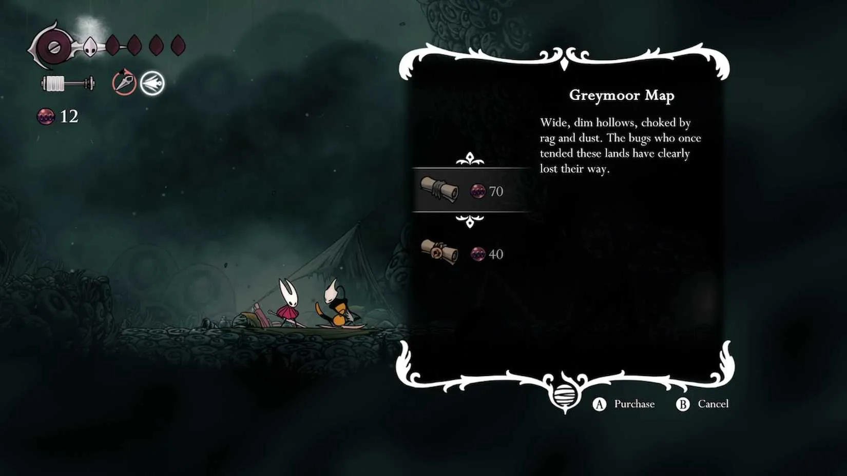 The Greymoor map for sale