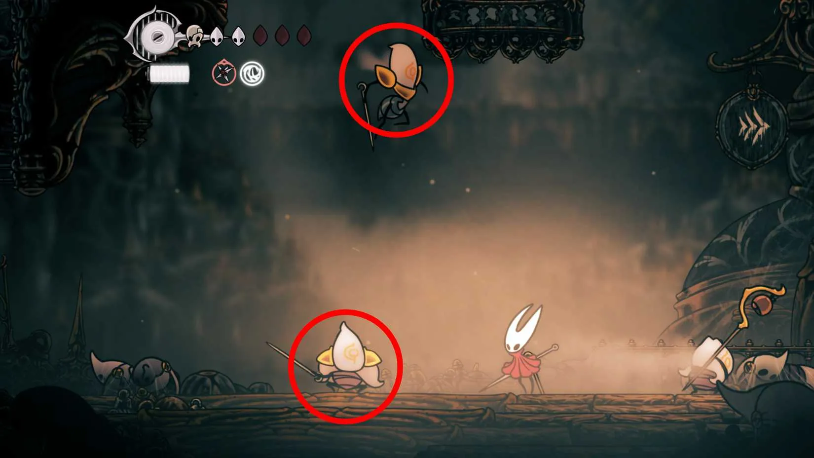 Reed and Choristor enemies in Silksong