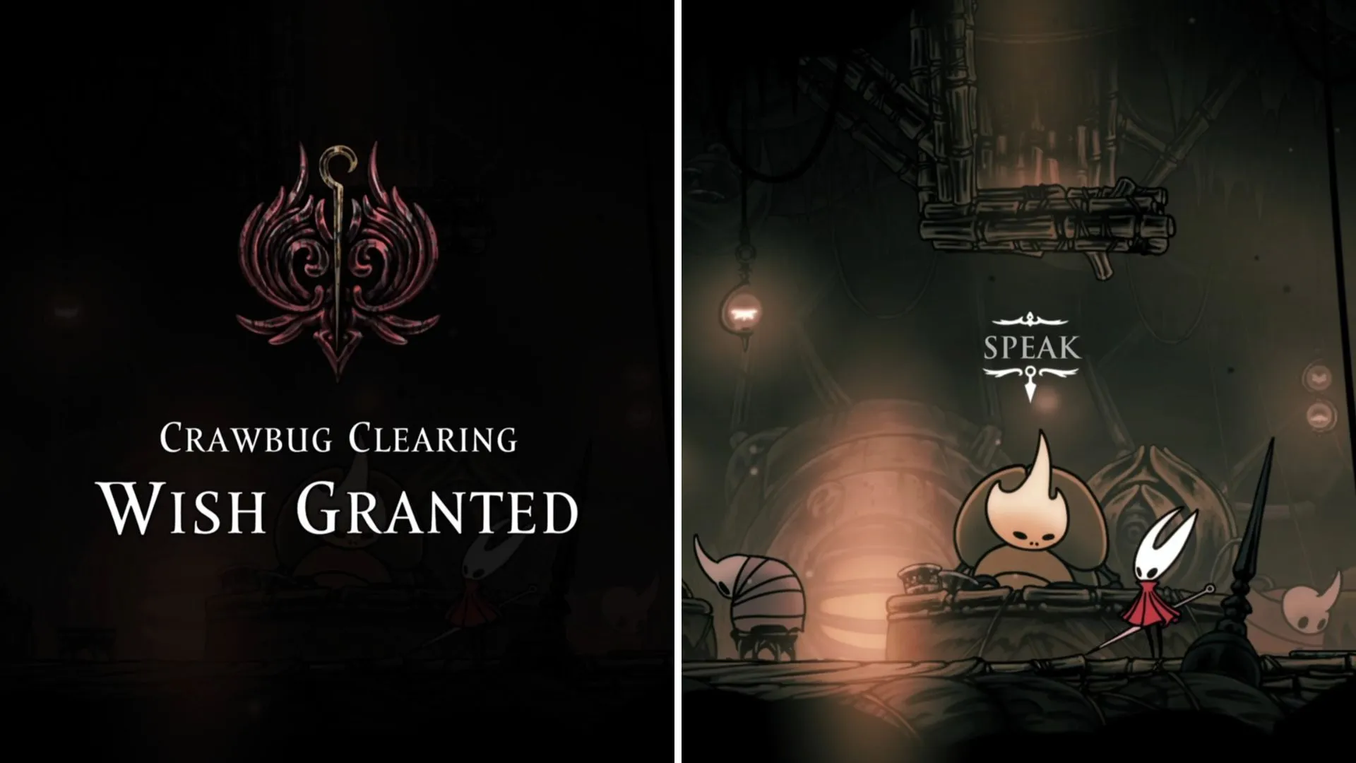 Crawbug Clearing quest in Hollow Knight Silksong