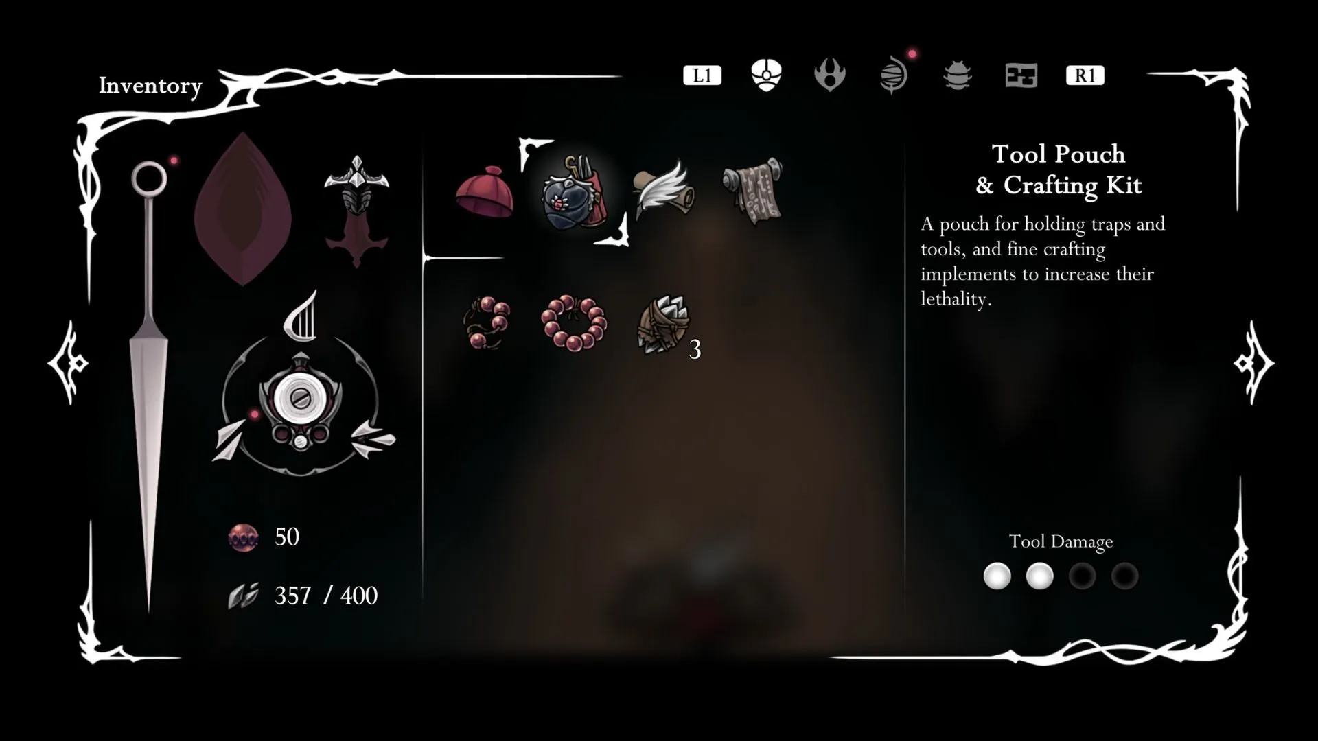 Crafting Kit Expanded in Silksong