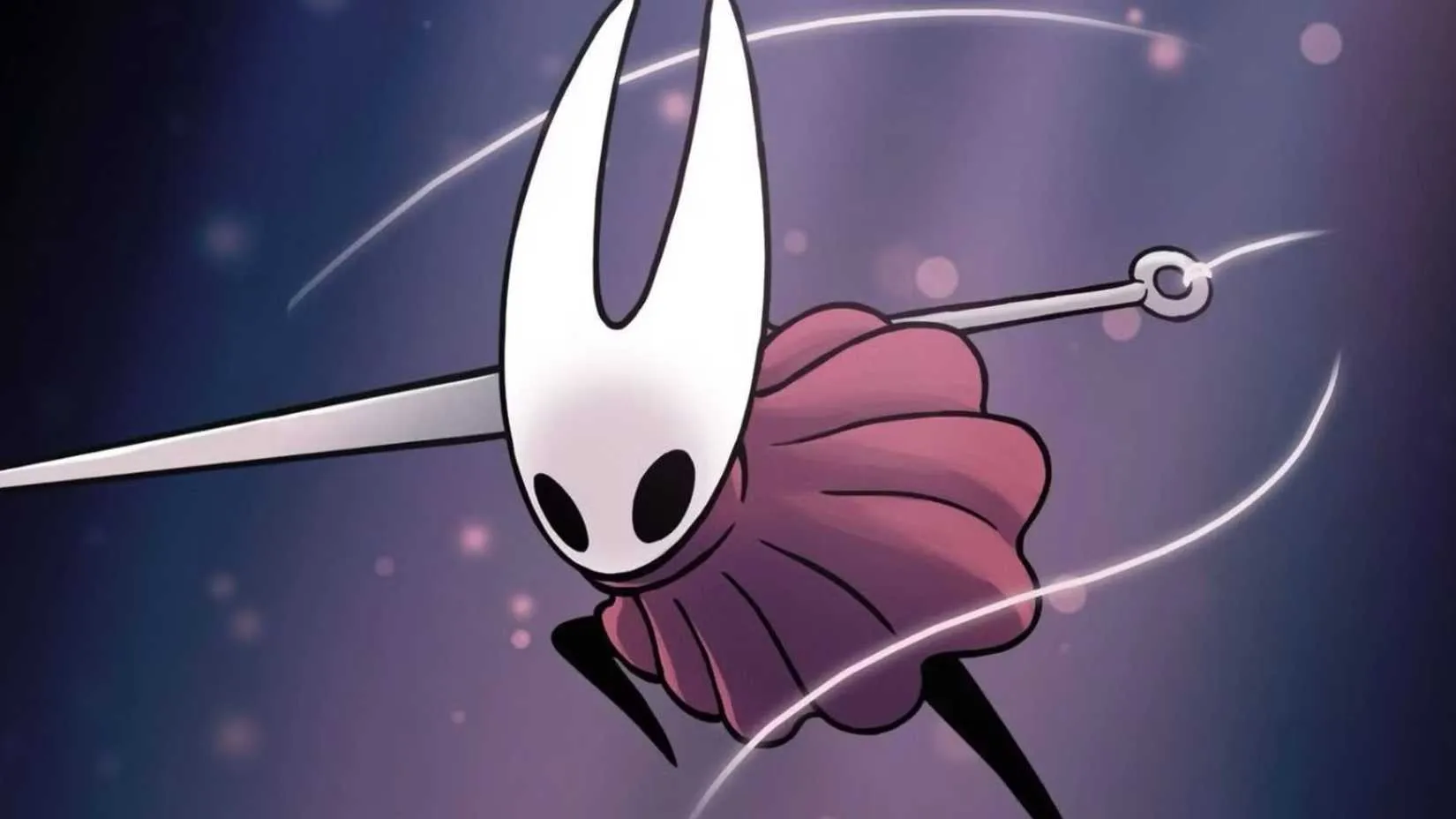 Hornet jumping through the air in Hollow Knight: Silksong